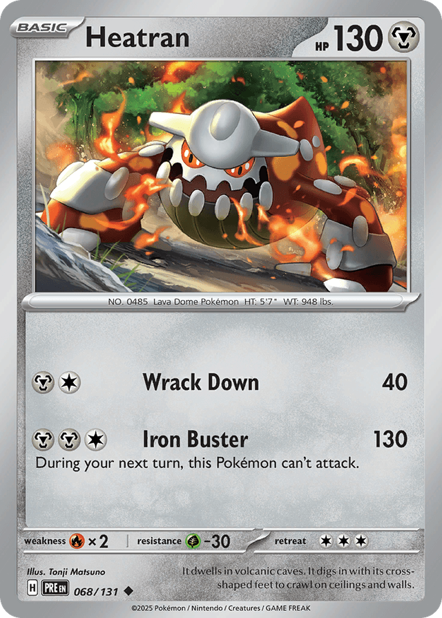 Heatran — Prismatic Evolutions #68