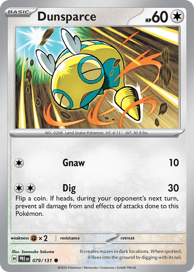 Dunsparce — Prismatic Evolutions #79