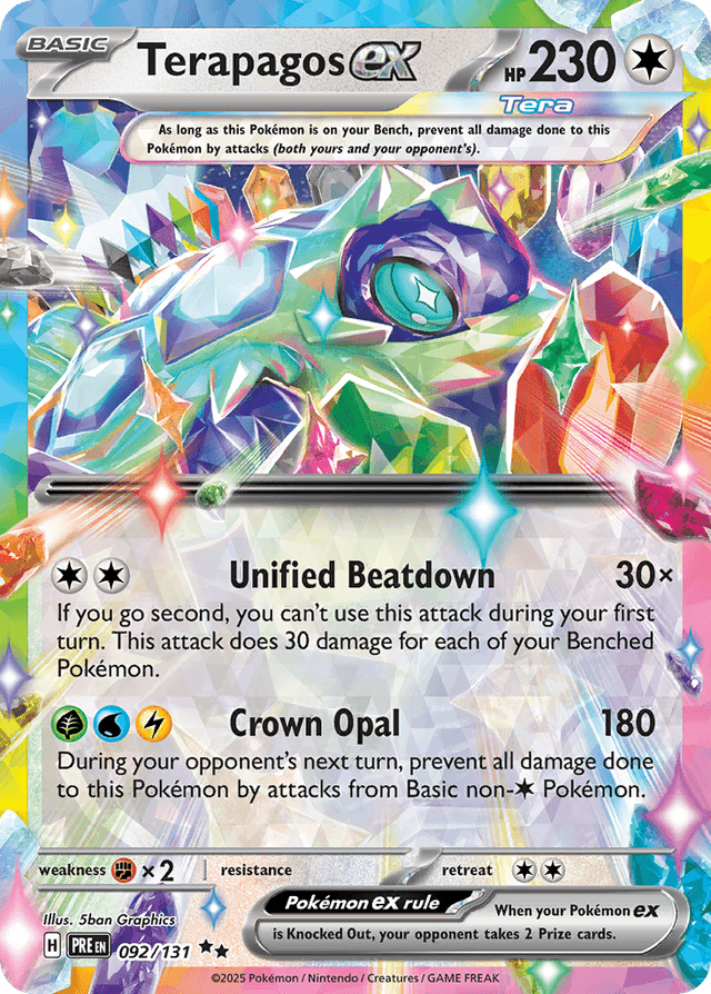 Terapagos ex — Prismatic Evolutions #92
