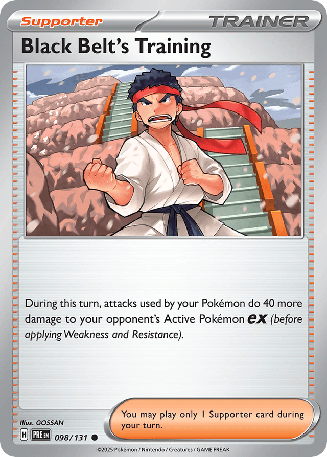 Black Belt's Training — Prismatic Evolutions #98