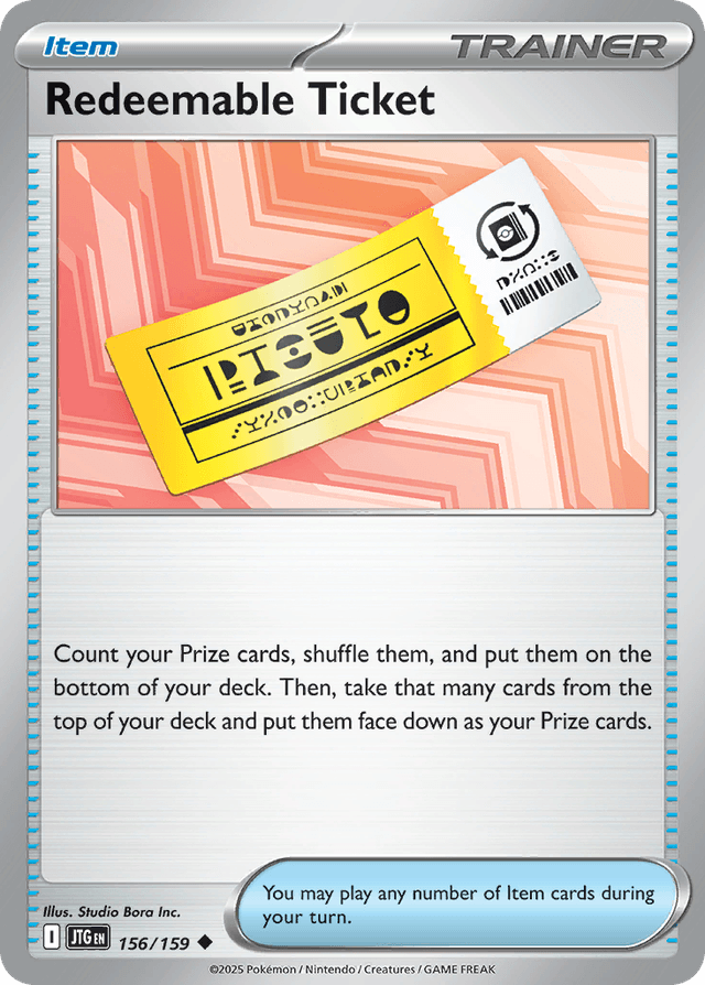 Redeemable Ticket — Journey Together #156