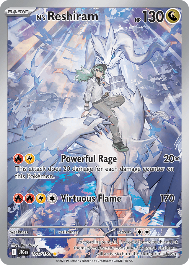 N's Reshiram — Journey Together #167
