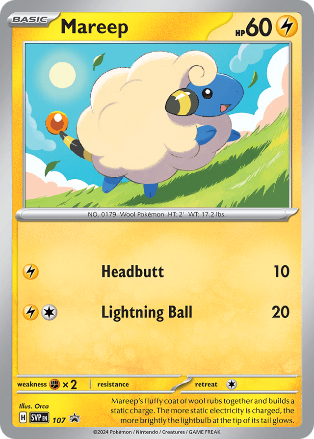 Mareep — Scarlet & Violet Black Star Promos #107