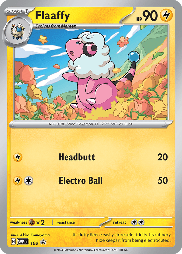 Flaaffy — Scarlet & Violet Black Star Promos #108