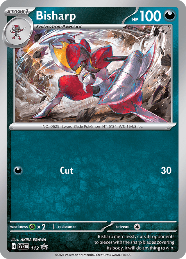 Bisharp — Scarlet & Violet Black Star Promos #112
