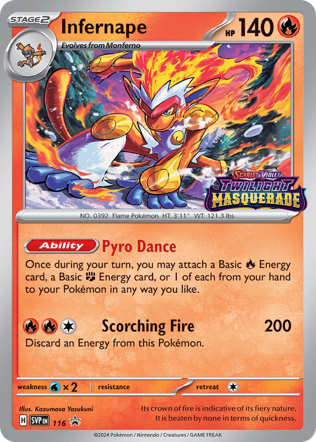 Infernape — Scarlet & Violet Black Star Promos #116