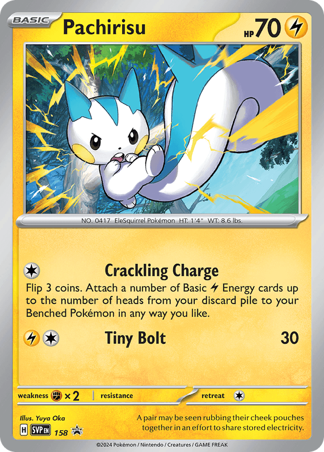 Pachirisu — Scarlet & Violet Black Star Promos #158