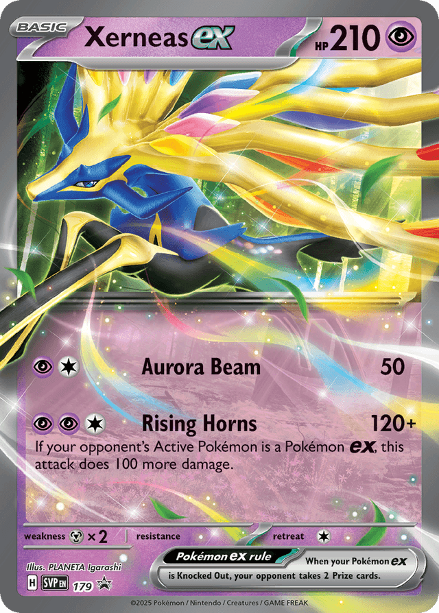Xerneas ex — Scarlet & Violet Black Star Promos #179