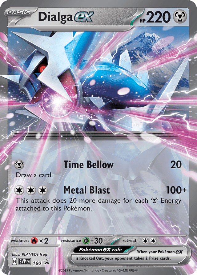 Dialga ex — Scarlet & Violet Black Star Promos #180