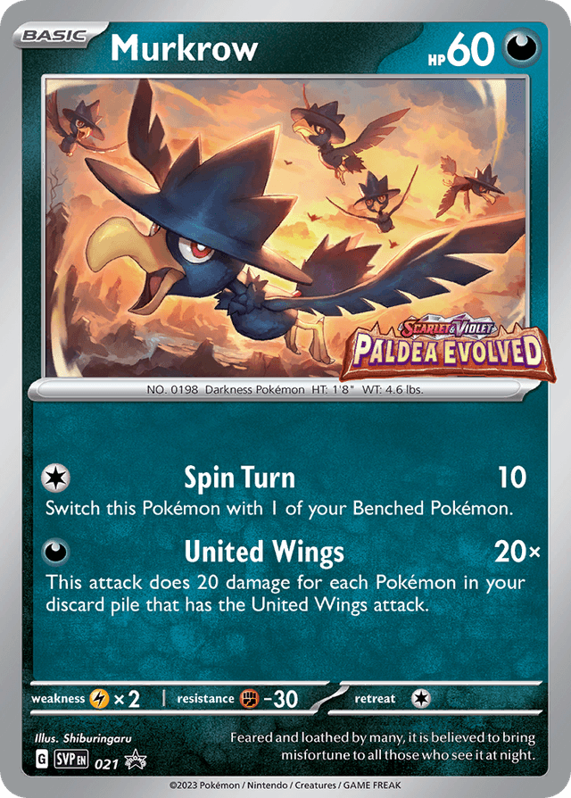 Murkrow — Scarlet & Violet Black Star Promos #21