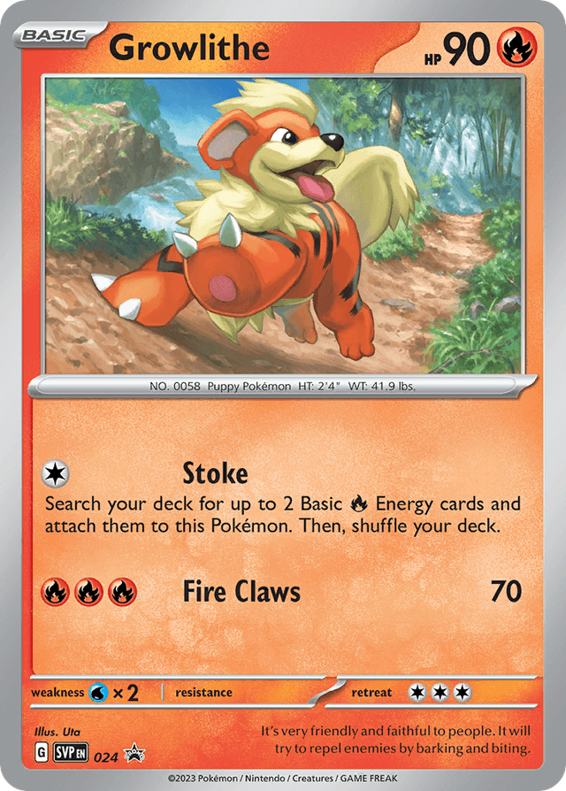 Growlithe — Scarlet & Violet Black Star Promos #24