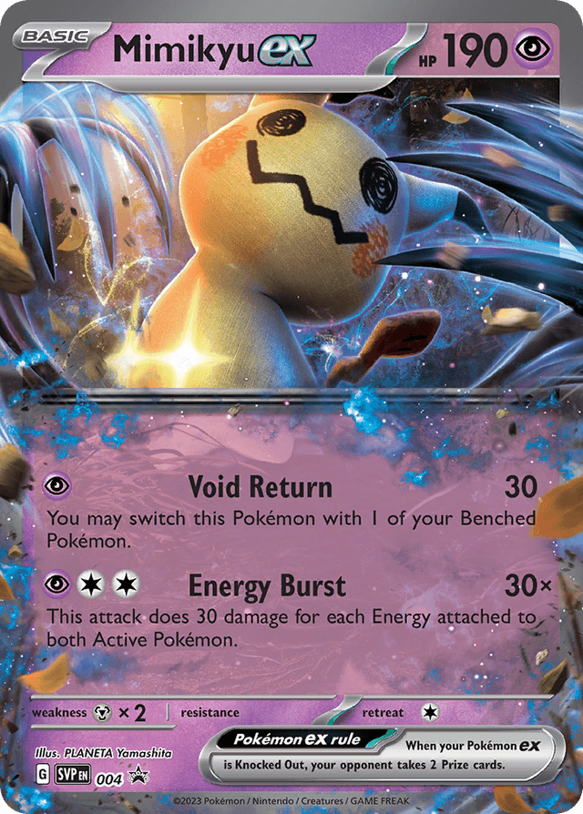 Mimikyu ex — Scarlet & Violet Black Star Promos #4