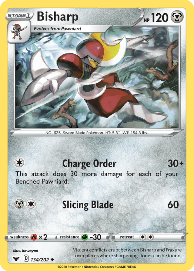 Bisharp — Sword & Shield #134