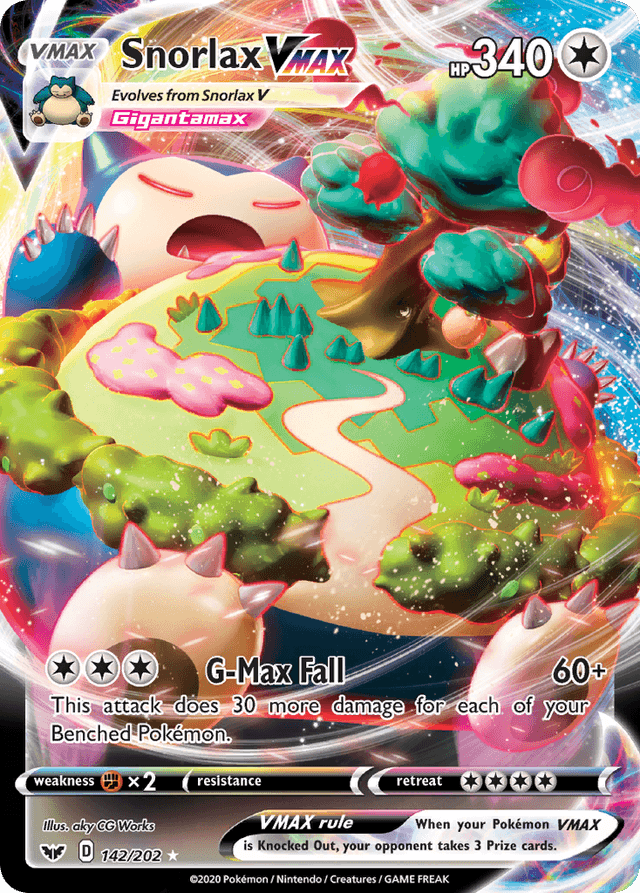 Snorlax VMAX — Sword & Shield #142