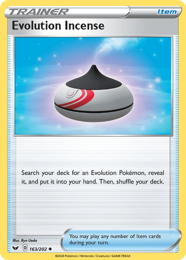 Evolution Incense — Sword & Shield #163