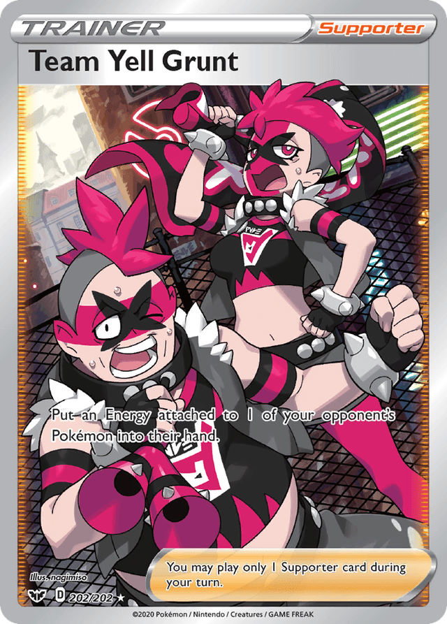 Team Yell Grunt — Sword & Shield #202