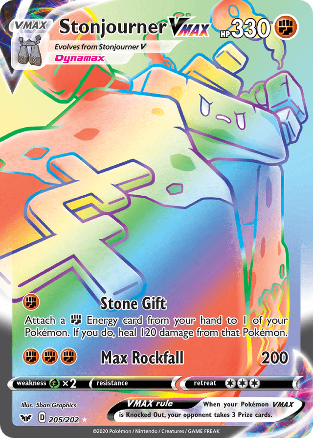 Stonjourner VMAX — Sword & Shield #205