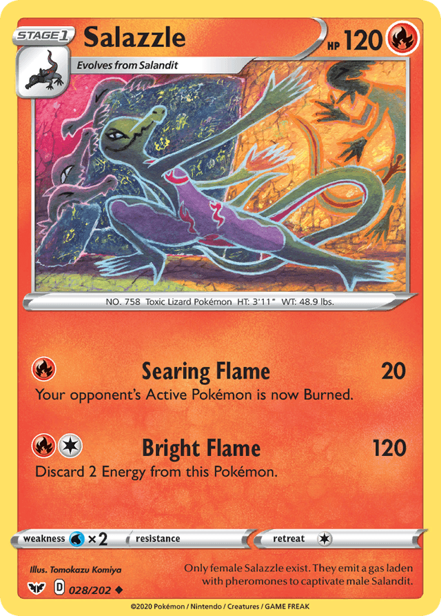 Salazzle — Sword & Shield #28