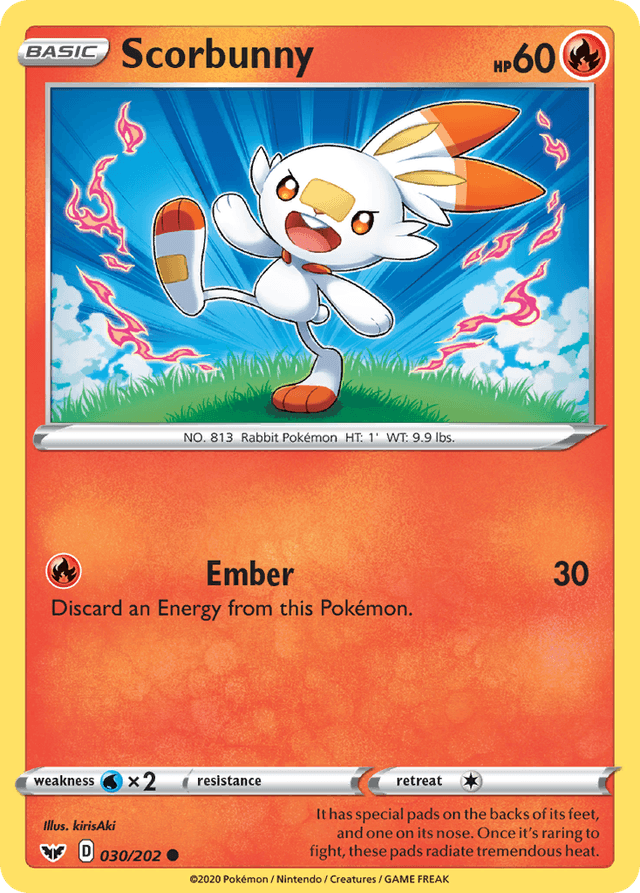 Scorbunny — Sword & Shield #30