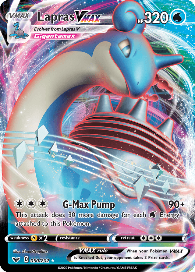 Lapras VMAX — Sword & Shield #50