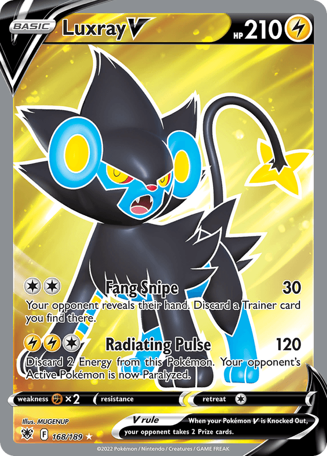 Luxray V — Astral Radiance #168