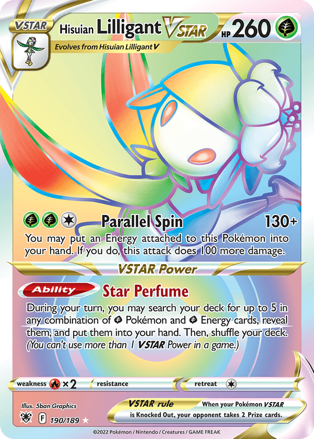 Hisuian Lilligant VSTAR — Astral Radiance #190