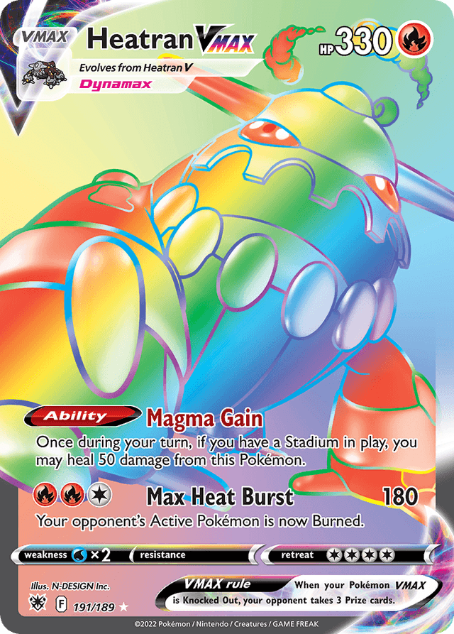 Heatran VMAX — Astral Radiance #191