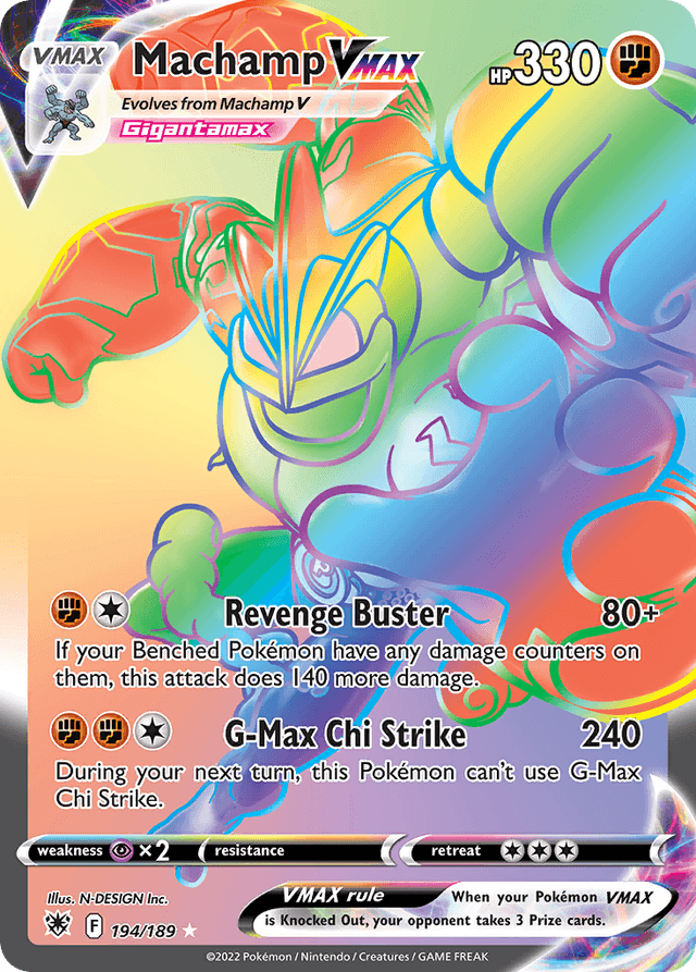 Machamp VMAX — Astral Radiance #194