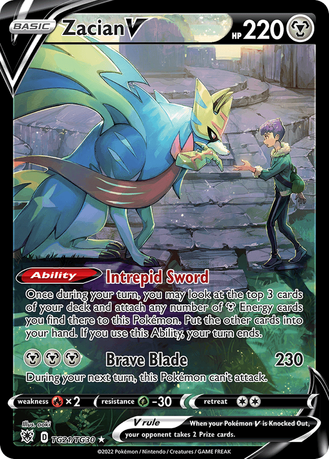 Zacian V — Astral Radiance Trainer Gallery #TG21