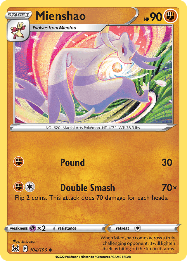 Mienshao — Lost Origin #104