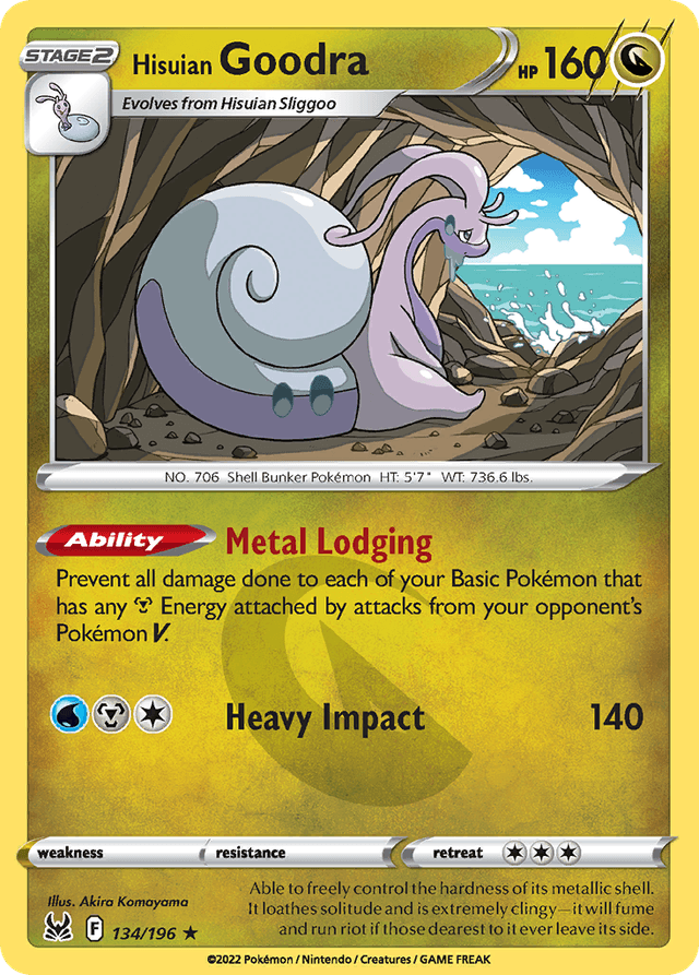 Hisuian Goodra — Lost Origin #134