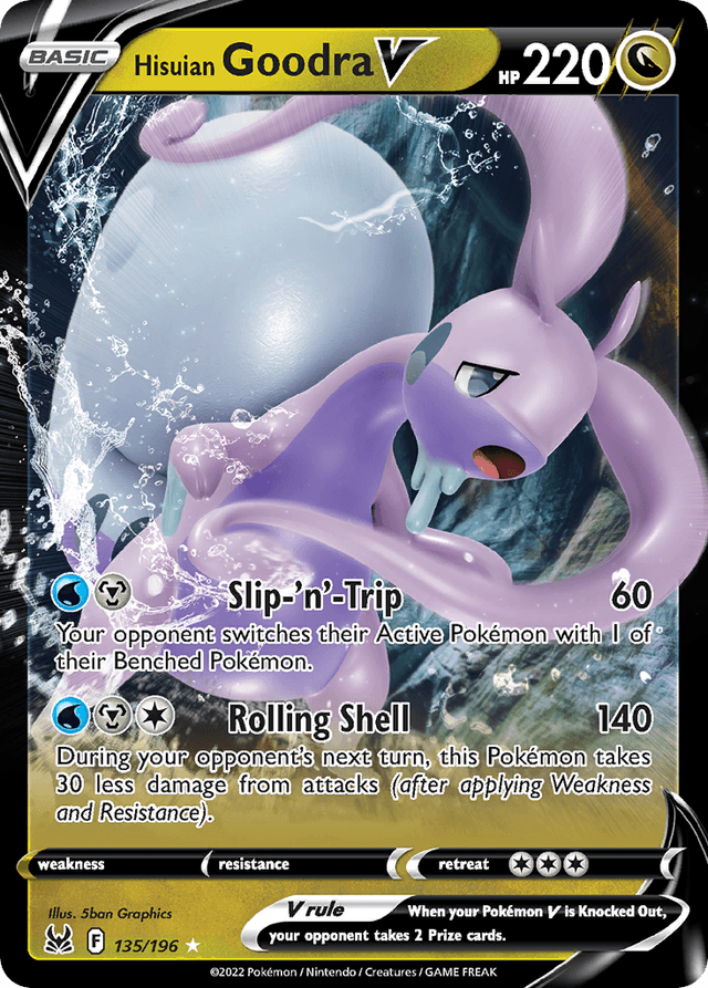 Hisuian Goodra V — Lost Origin #135