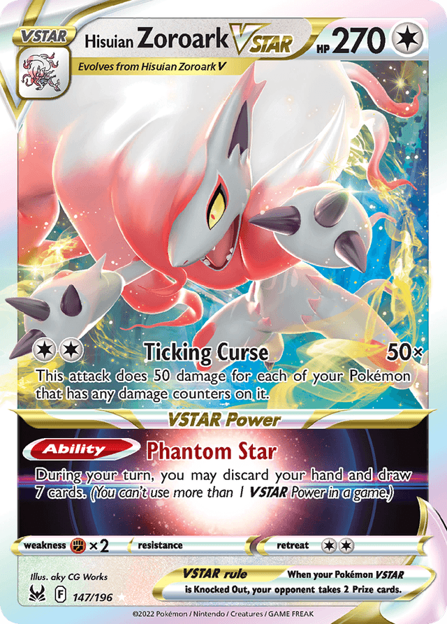 Hisuian Zoroark VSTAR — Lost Origin #147