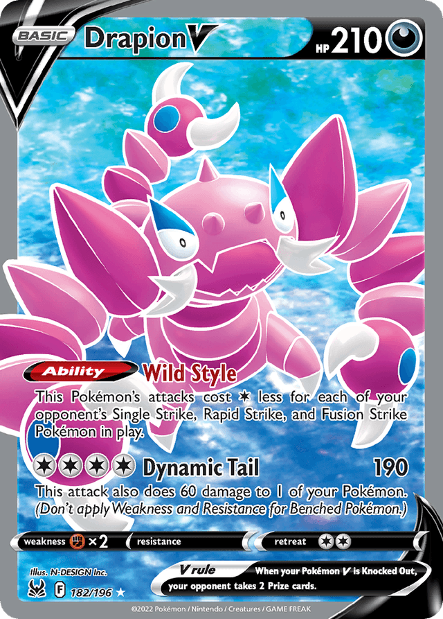 Drapion V — Lost Origin #182