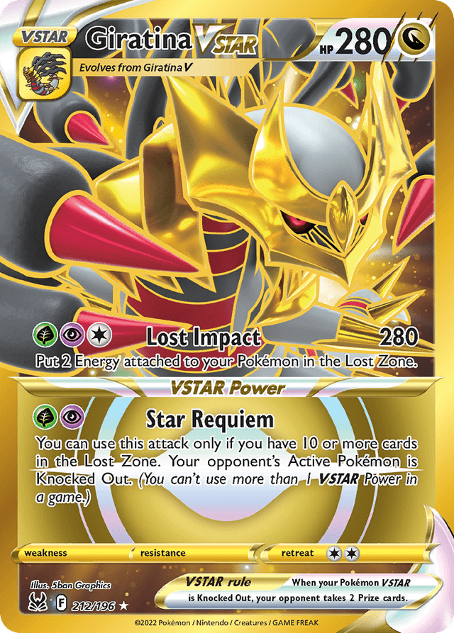 Giratina VSTAR — Lost Origin #212