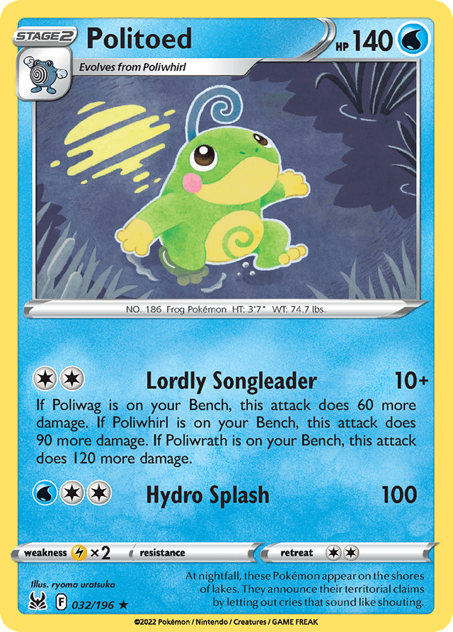 Politoed — Lost Origin #32