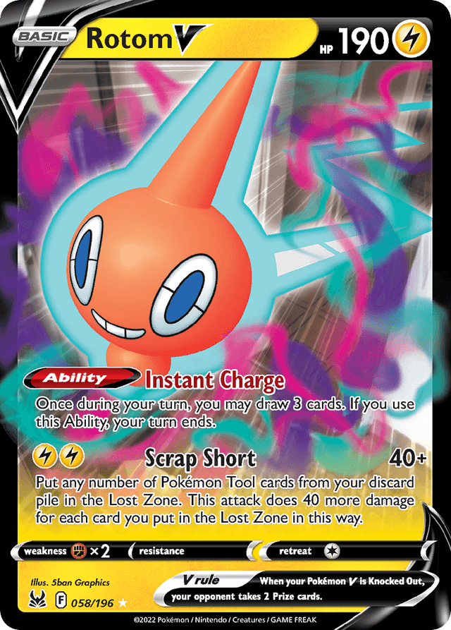 Rotom V — Lost Origin #58