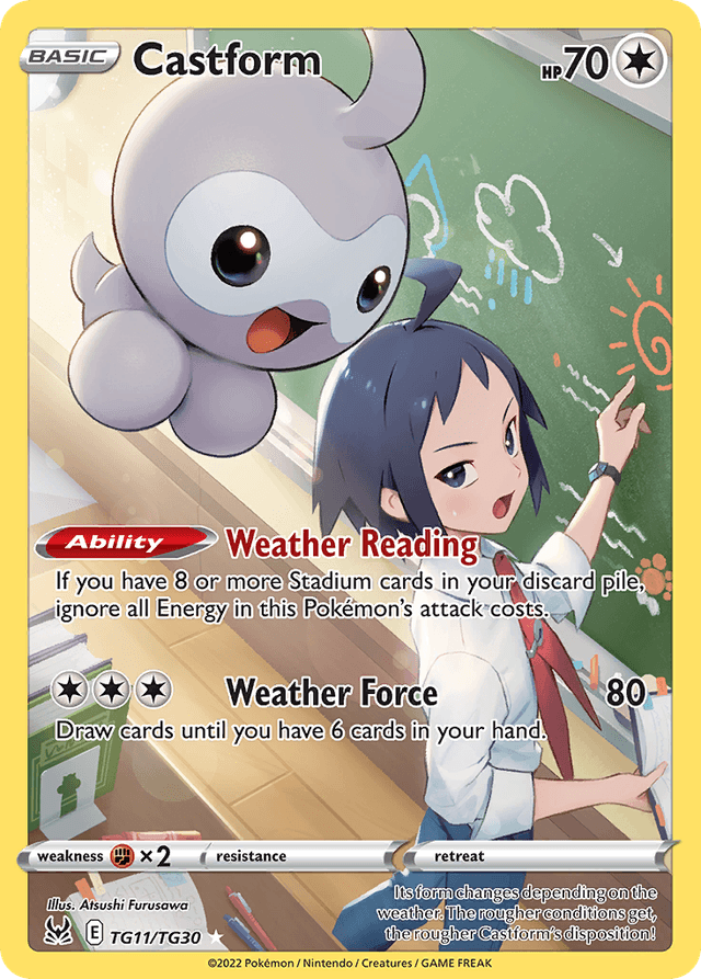 Castform — Lost Origin Trainer Gallery #TG11