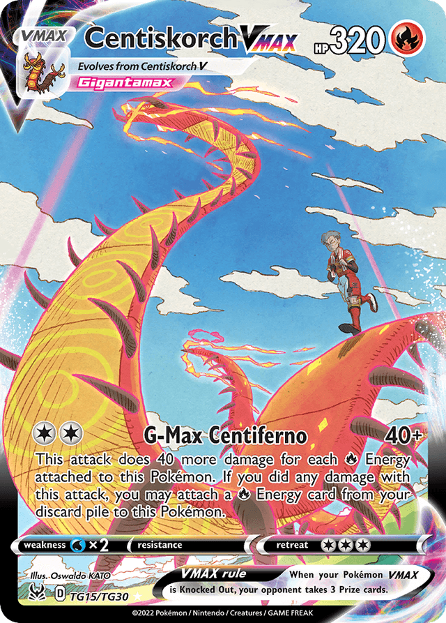 Centiskorch VMAX — Lost Origin Trainer Gallery #TG15