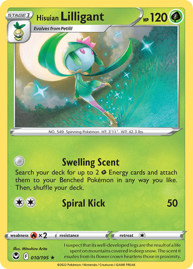 Hisuian Lilligant — Silver Tempest #10