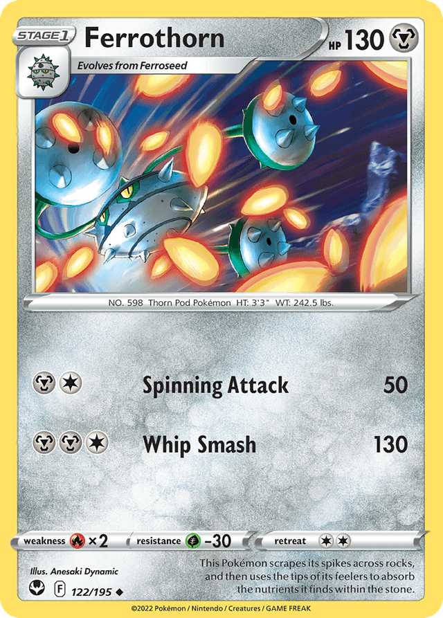 Ferrothorn — Silver Tempest #122