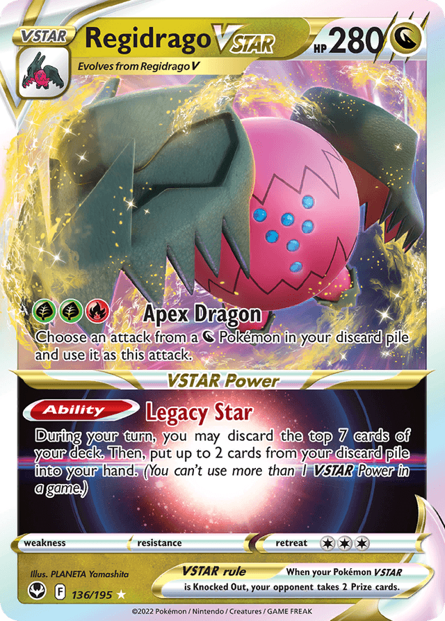 Regidrago VSTAR — Silver Tempest #136