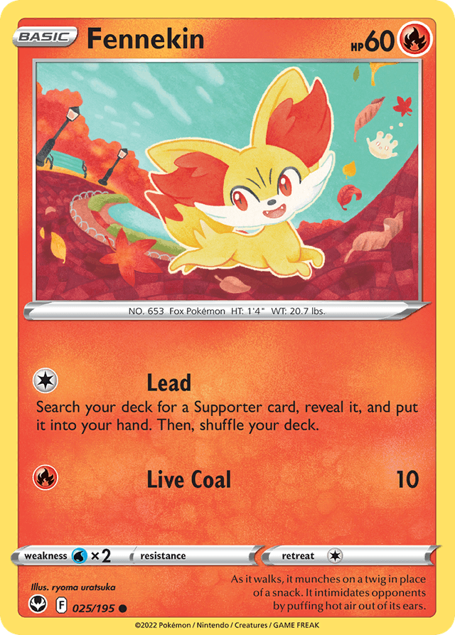 Fennekin — Silver Tempest #25