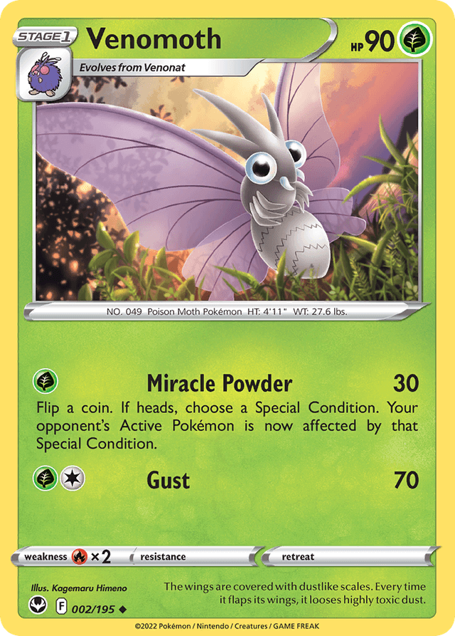 Venomoth — Silver Tempest #2