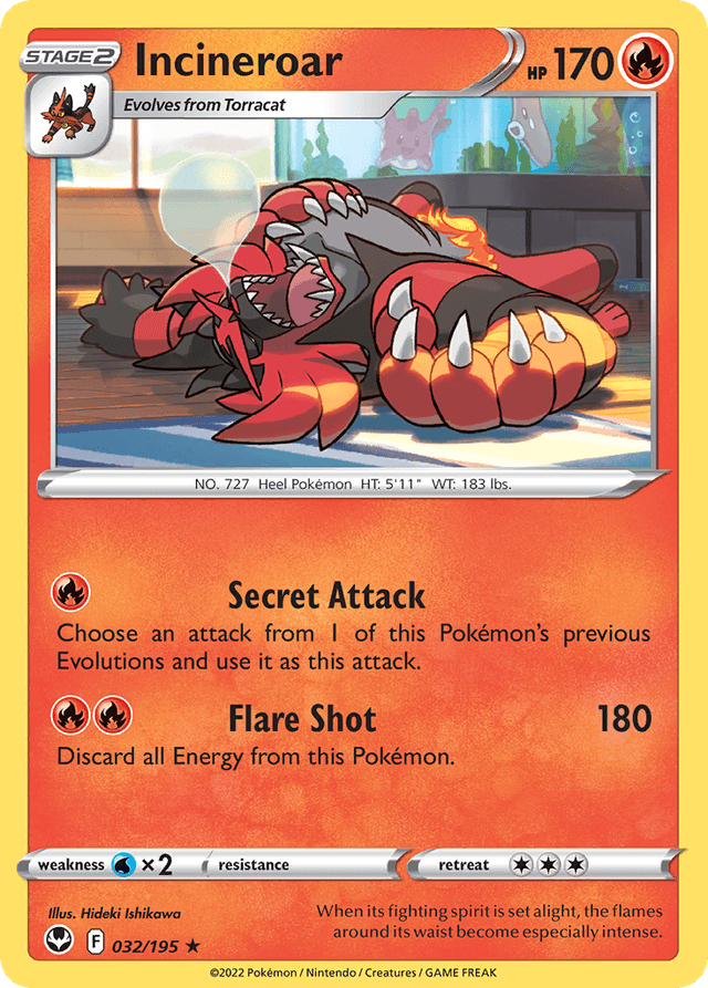 Incineroar — Silver Tempest #32