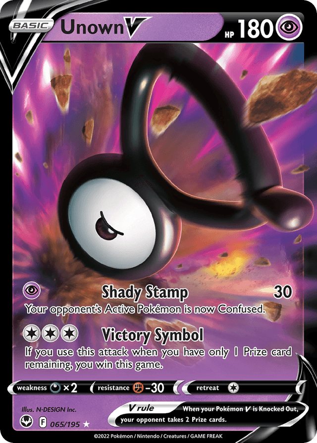 Unown V — Silver Tempest #65
