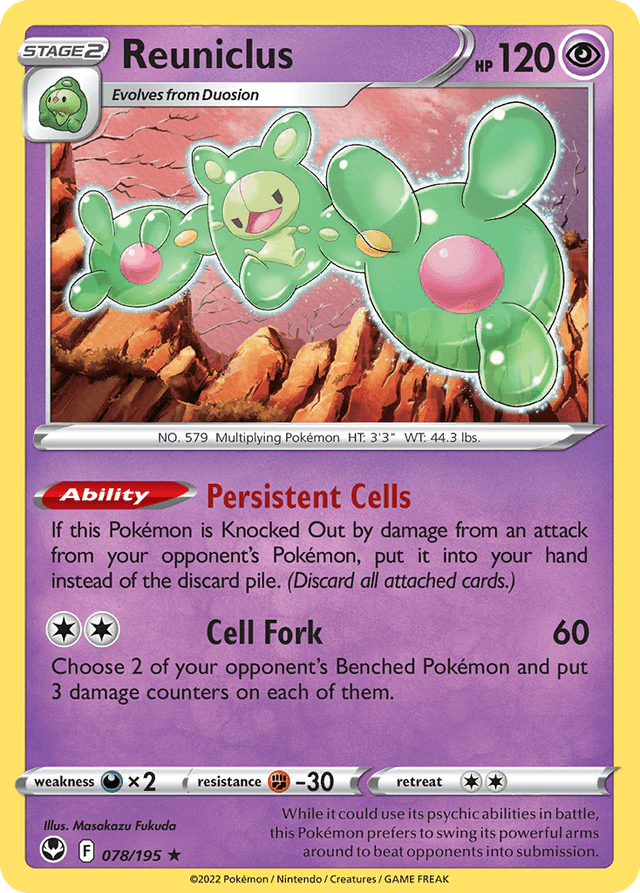 Reuniclus — Silver Tempest #78