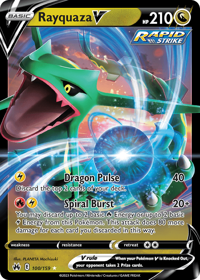 Rayquaza V — Crown Zenith #100