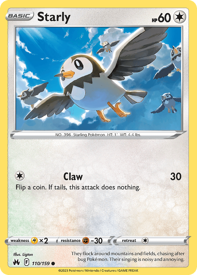 Starly — Crown Zenith #110