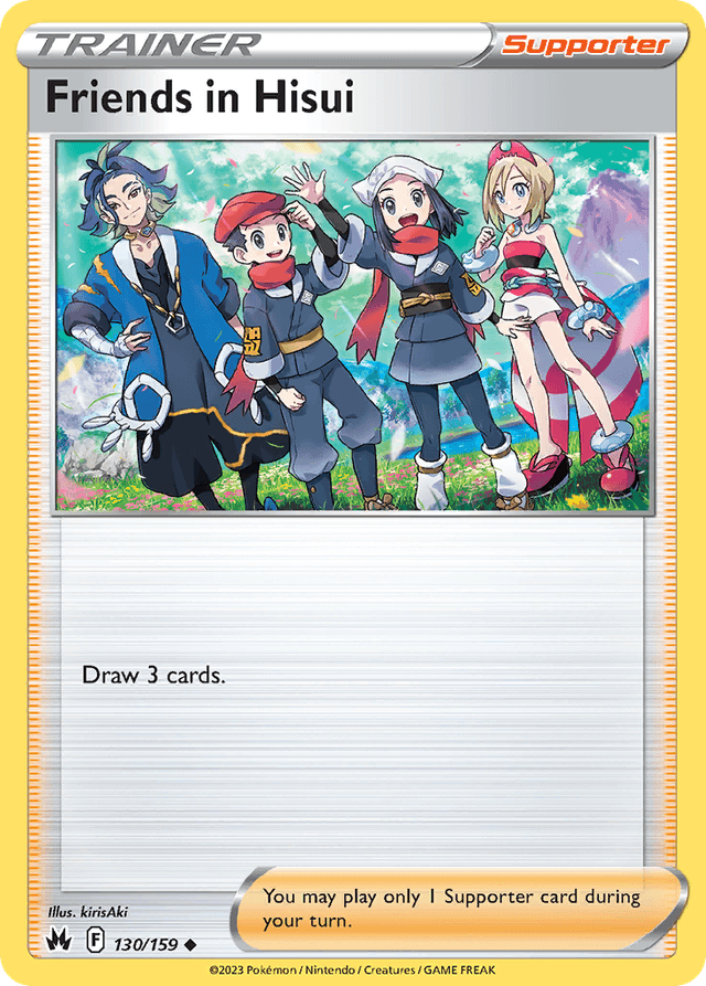 Friends in Hisui — Crown Zenith #130